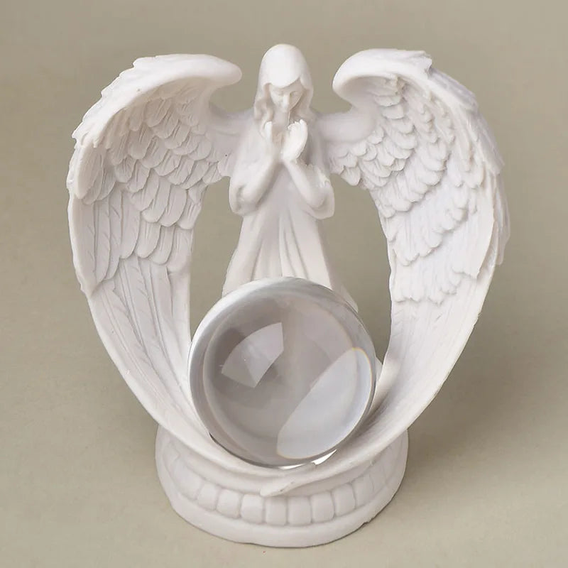 الراتنج الملاك الشكل شمعة حامل عاشق تمثال تذكاري Tealight الشمعدان للزينة الزفاف هدايا عيد الحب الحرف اليدوية