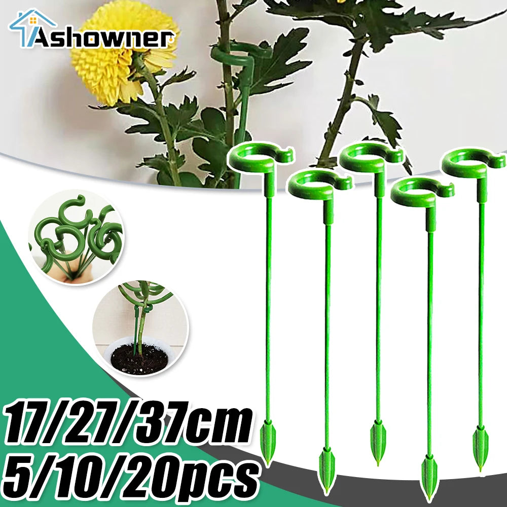 5/10/20 stk plöntur styður blóm stand fiðrildi Orchid Support Rod Climbing Plöntur Stick Protection Grænmeti birgðir